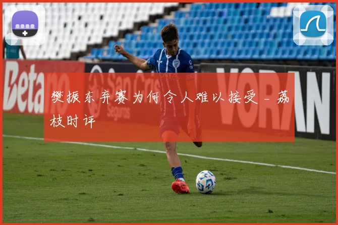 樊振东弃赛为何令人难以接受 _ 荔枝时评